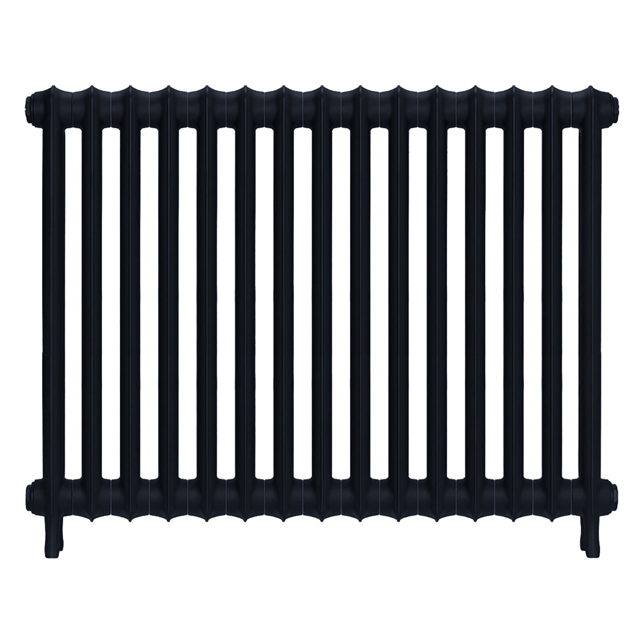 Emmeline I - Pencil Grey Cast Iron Column Radiator H807mm x W1028mm 1 Column - Wall Hung