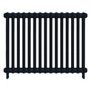 Emmeline I - Pencil Grey Cast Iron Column Radiator H807mm x W1028mm 1 Column - Wall Hung