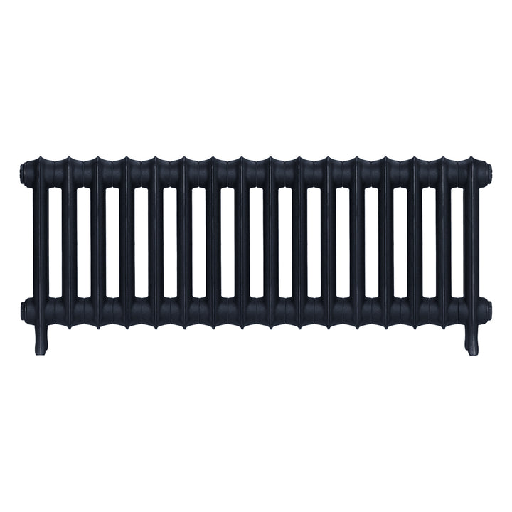 Emmeline I - Pencil Grey Cast Iron Column Radiator H407mm x W1094mm 1 Column - Wall Hung