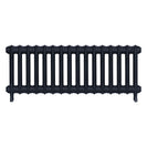 Emmeline I - Pencil Grey Cast Iron Column Radiator H407mm x W1094mm 1 Column - Wall Hung