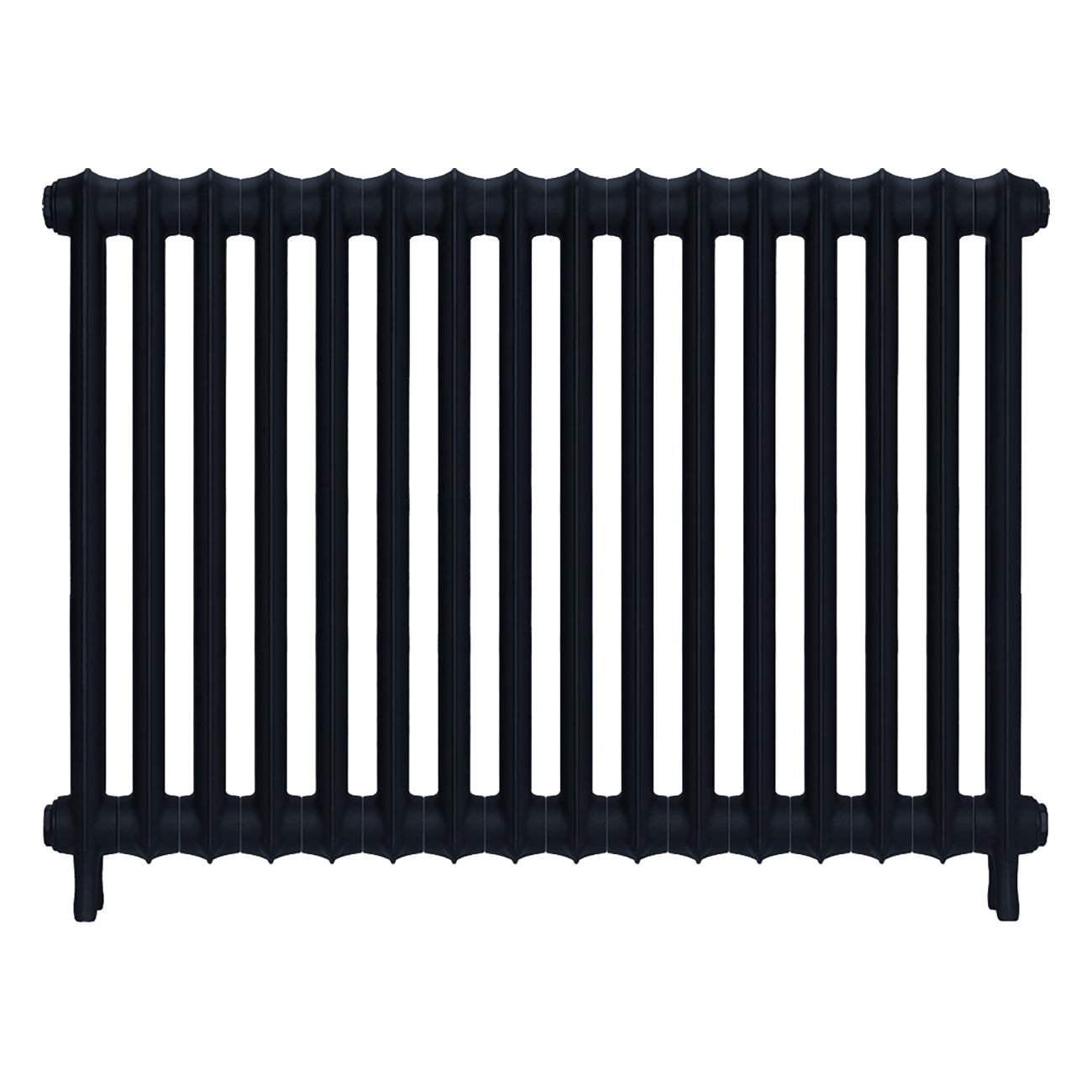 Emmeline I - Pencil Grey Cast Iron Column Radiator H807mm x W1094mm 1 Column - Wall Hung