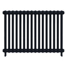 Emmeline I - Pencil Grey Cast Iron Column Radiator H807mm x W1094mm 1 Column - Wall Hung