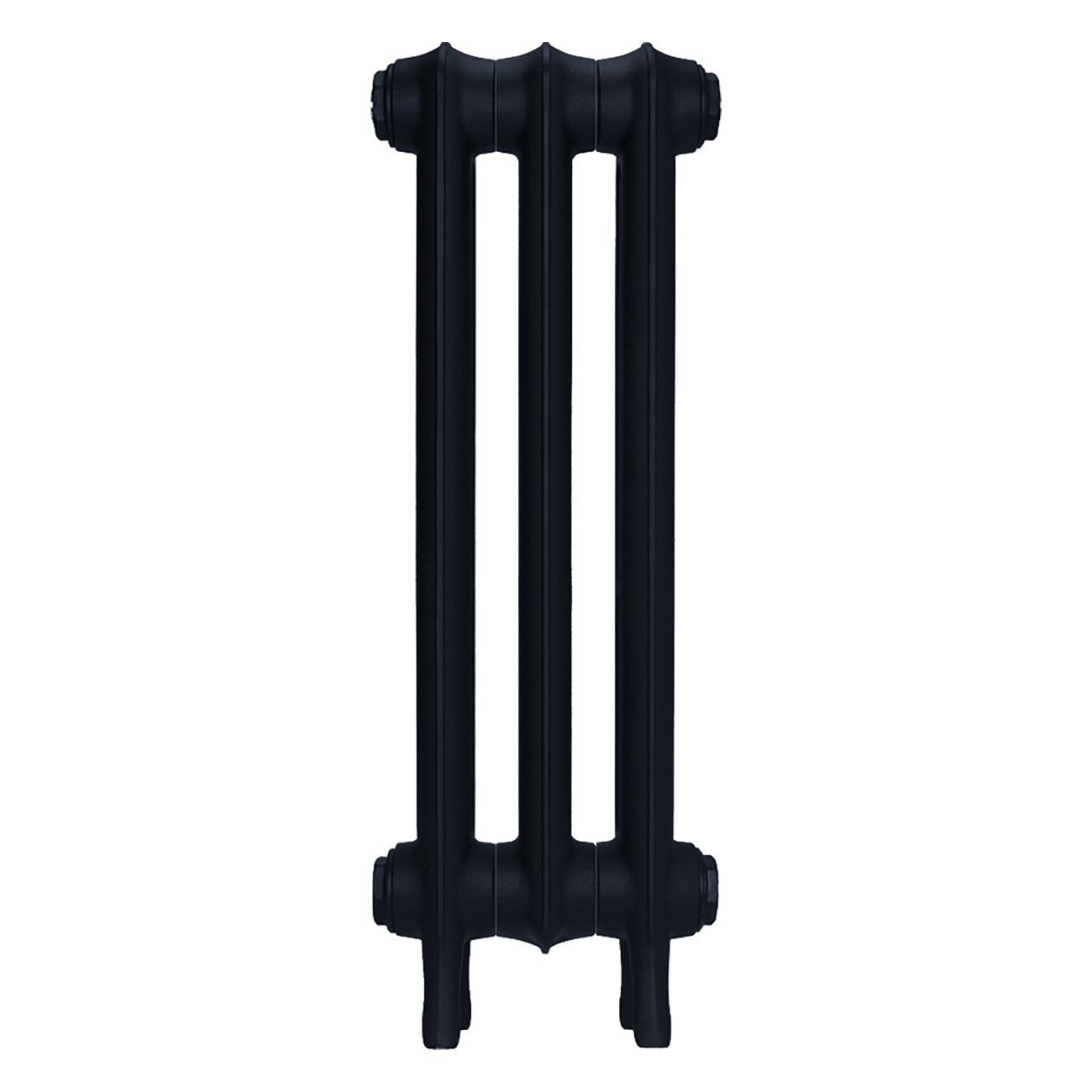 Emmeline I - Pencil Grey Cast Iron Column Radiator H607mm x W230mm 1 Column - Wall Hung