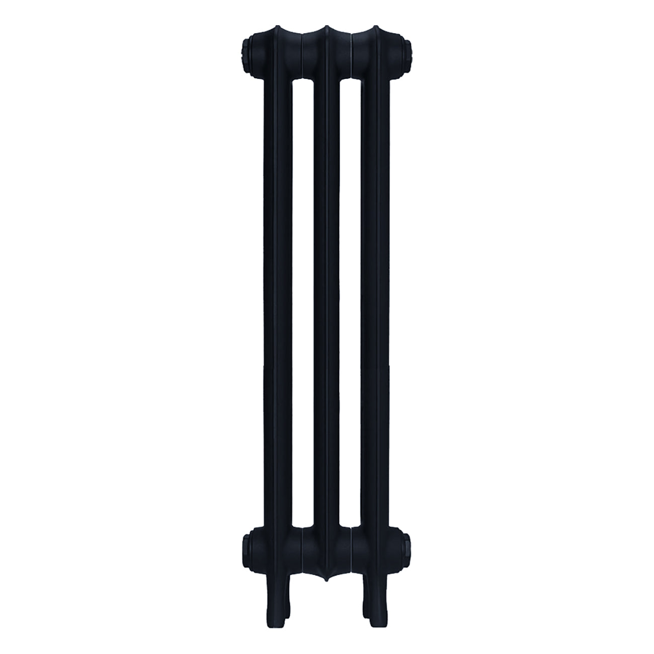 Emmeline I - Pencil Grey Cast Iron Column Radiator H807mm x W230mm 1 Column - Wall Hung