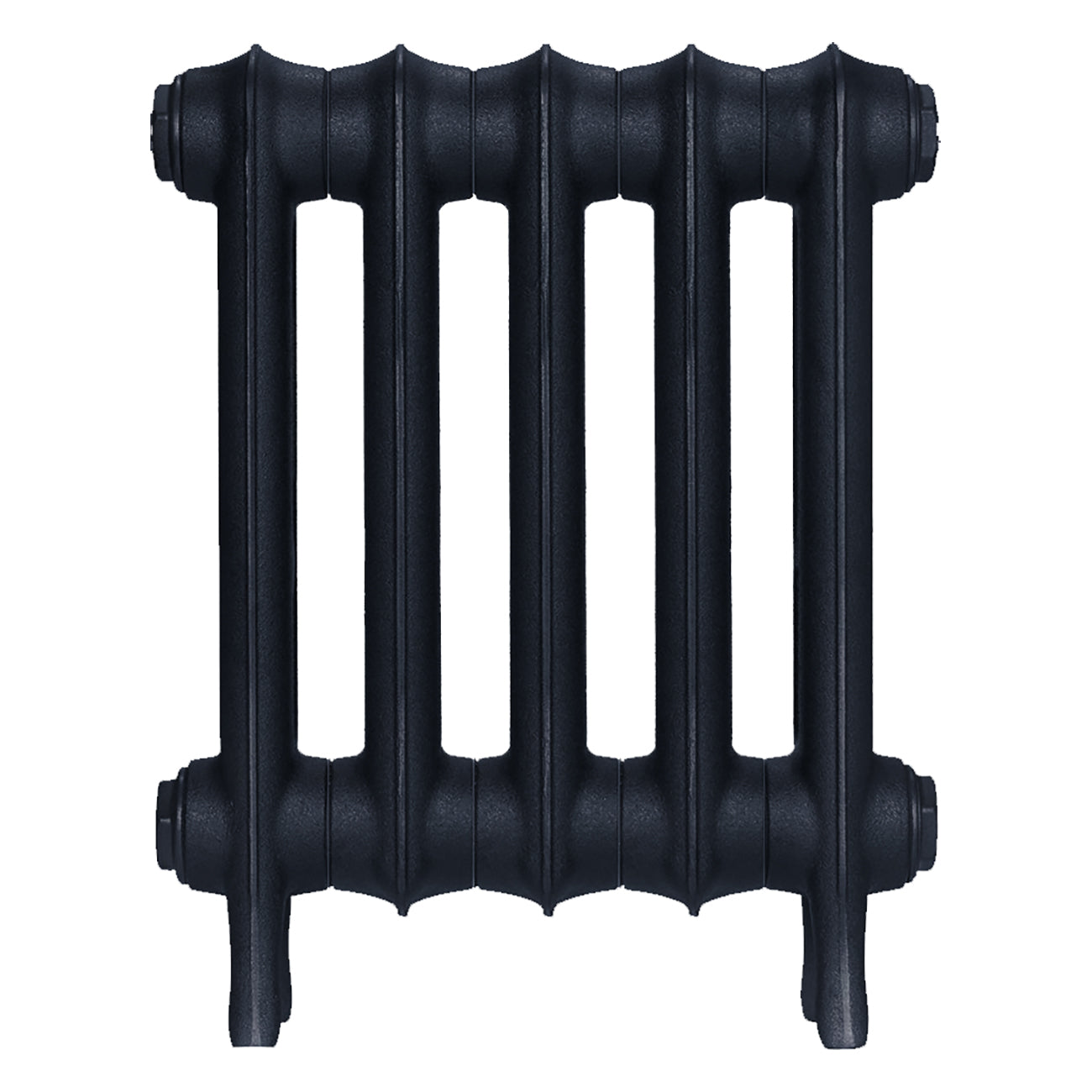 Emmeline I - Pencil Grey Cast Iron Column Radiator H407mm x W363mm 1 Column - Wall Hung