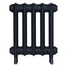 Emmeline I - Pencil Grey Cast Iron Column Radiator H407mm x W363mm 1 Column - Wall Hung