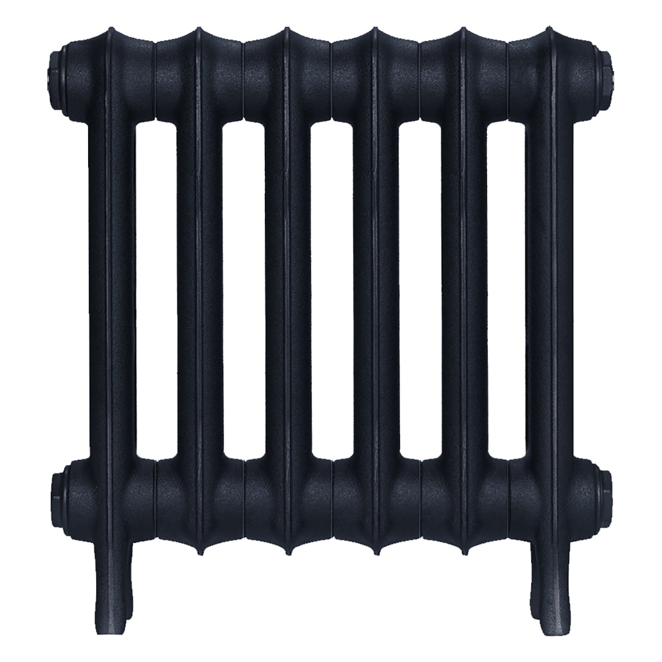 Emmeline I - Pencil Grey Cast Iron Column Radiator H407mm x W429mm 1 Column - Wall Hung