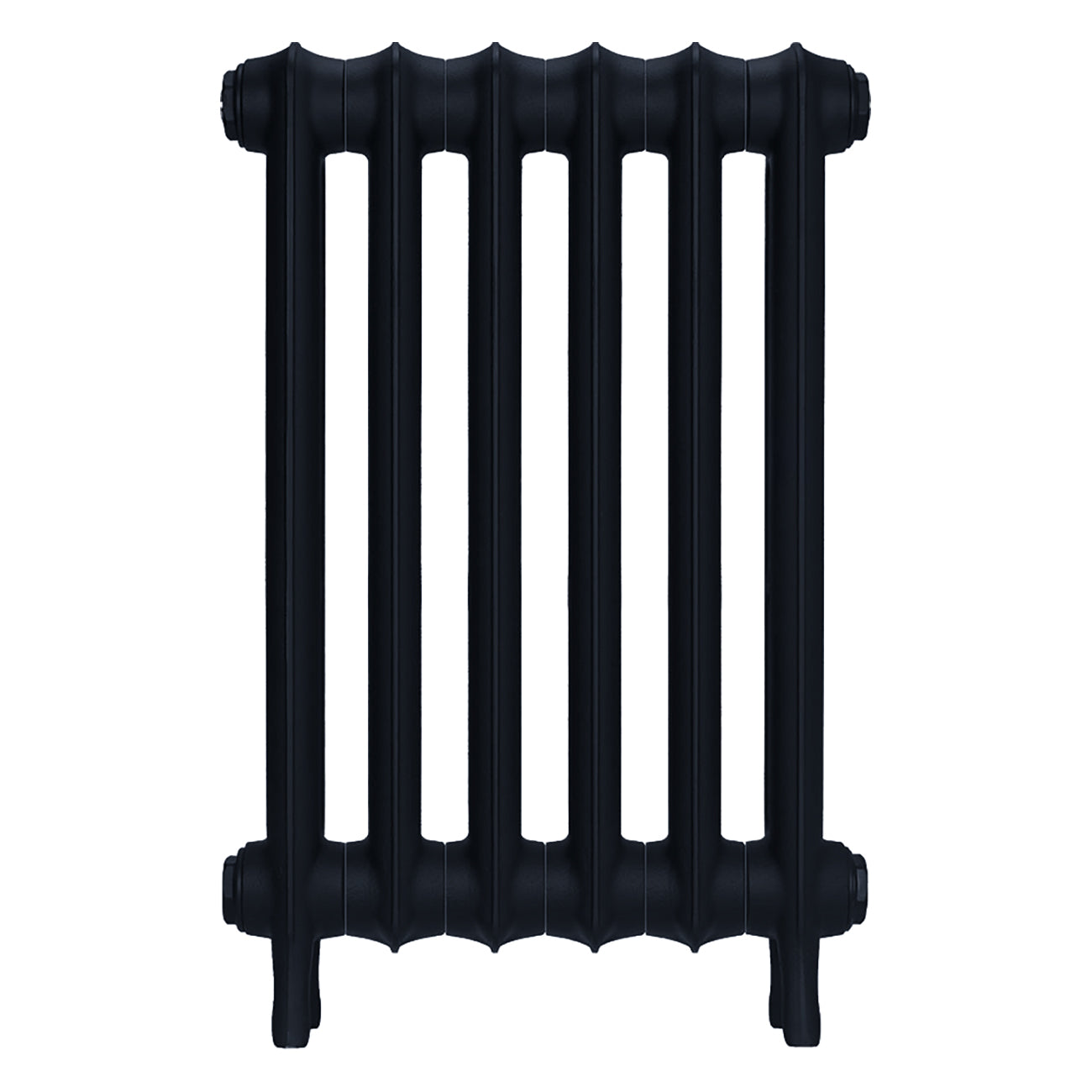 Emmeline I - Pencil Grey Cast Iron Column Radiator H607mm x W429mm 1 Column - Wall Hung