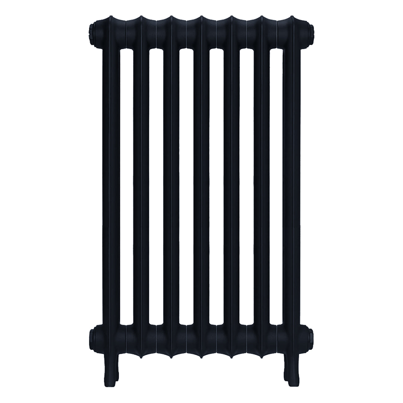 Emmeline I - Pencil Grey Cast Iron Column Radiator H807mm x W496mm 1 Column - Wall Hung
