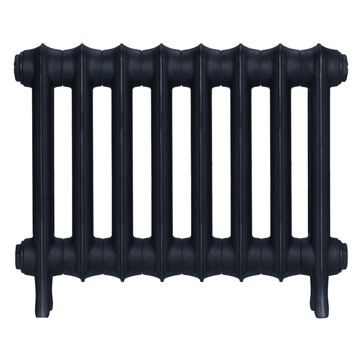 Emmeline I - Pencil Grey Cast Iron Column Radiator H407mm x W562mm 1 Column - Wall Hung