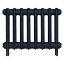 Emmeline I - Pencil Grey Cast Iron Column Radiator H407mm x W562mm 1 Column - Wall Hung
