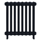Emmeline I - Pencil Grey Cast Iron Column Radiator H607mm x W562mm 1 Column - Wall Hung
