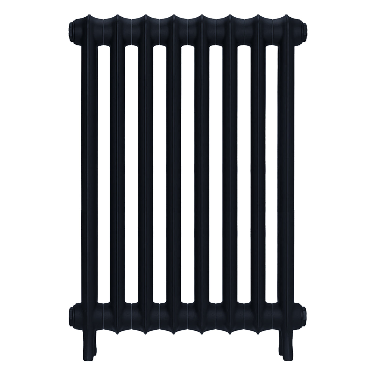 Emmeline I - Pencil Grey Cast Iron Column Radiator H807mm x W562mm 1 Column - Wall Hung