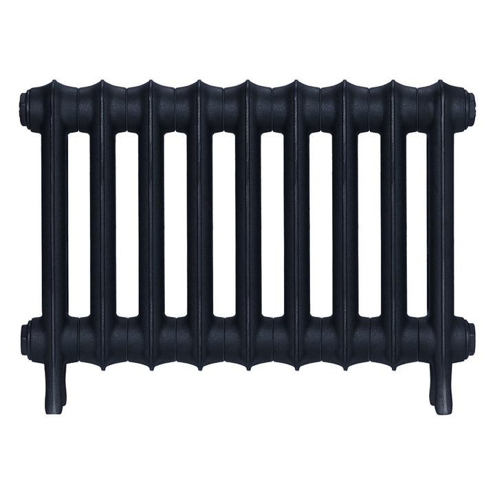 Emmeline I - Pencil Grey Cast Iron Column Radiator H407mm x W629mm 1 Column - Wall Hung