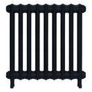 Emmeline I - Pencil Grey Cast Iron Column Radiator H607mm x W629mm 1 Column - Wall Hung