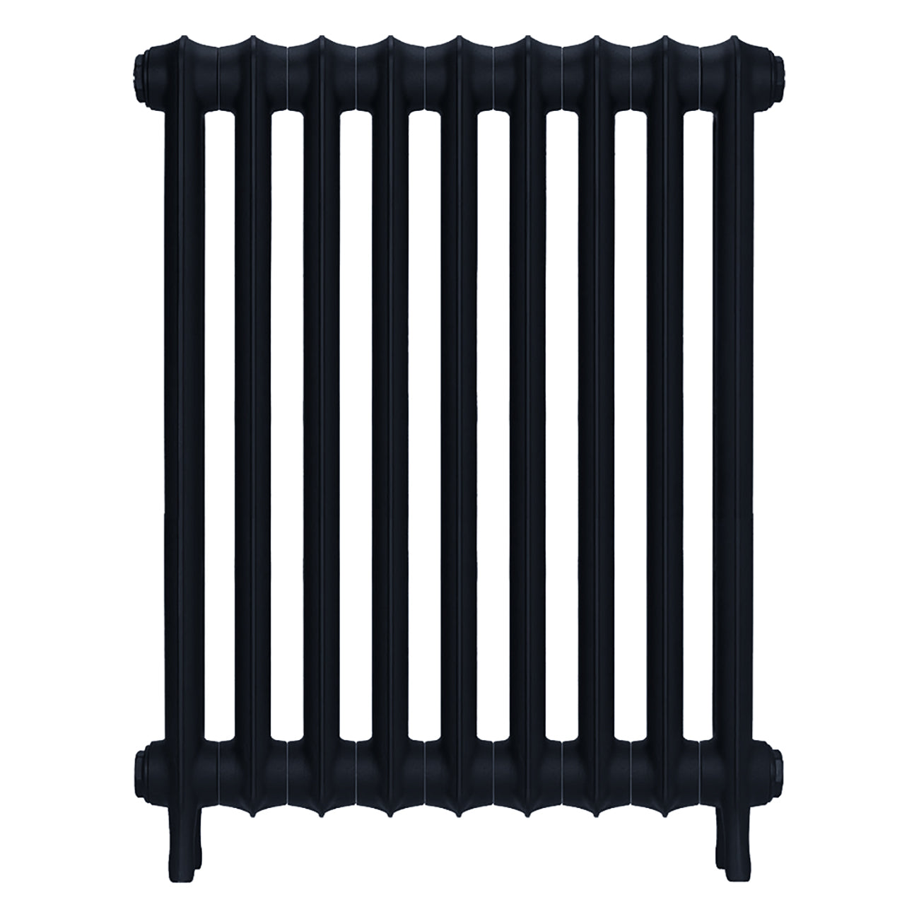 Emmeline I - Pencil Grey Cast Iron Column Radiator H807mm x W629mm 1 Column - Wall Hung