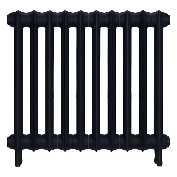 Emmeline II - Pencil Grey Cast Iron Column Radiator H613mm x W695mm 2 Column - Wall Hung