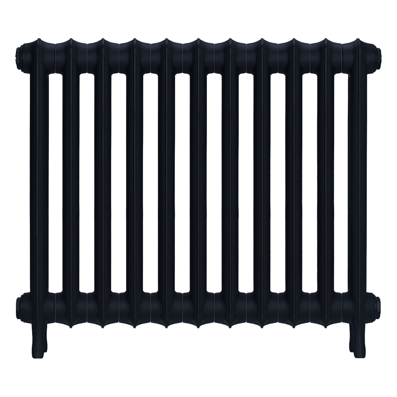 Emmeline II - Pencil Grey Cast Iron Column Radiator H613mm x W762mm 2 Column - Wall Hung