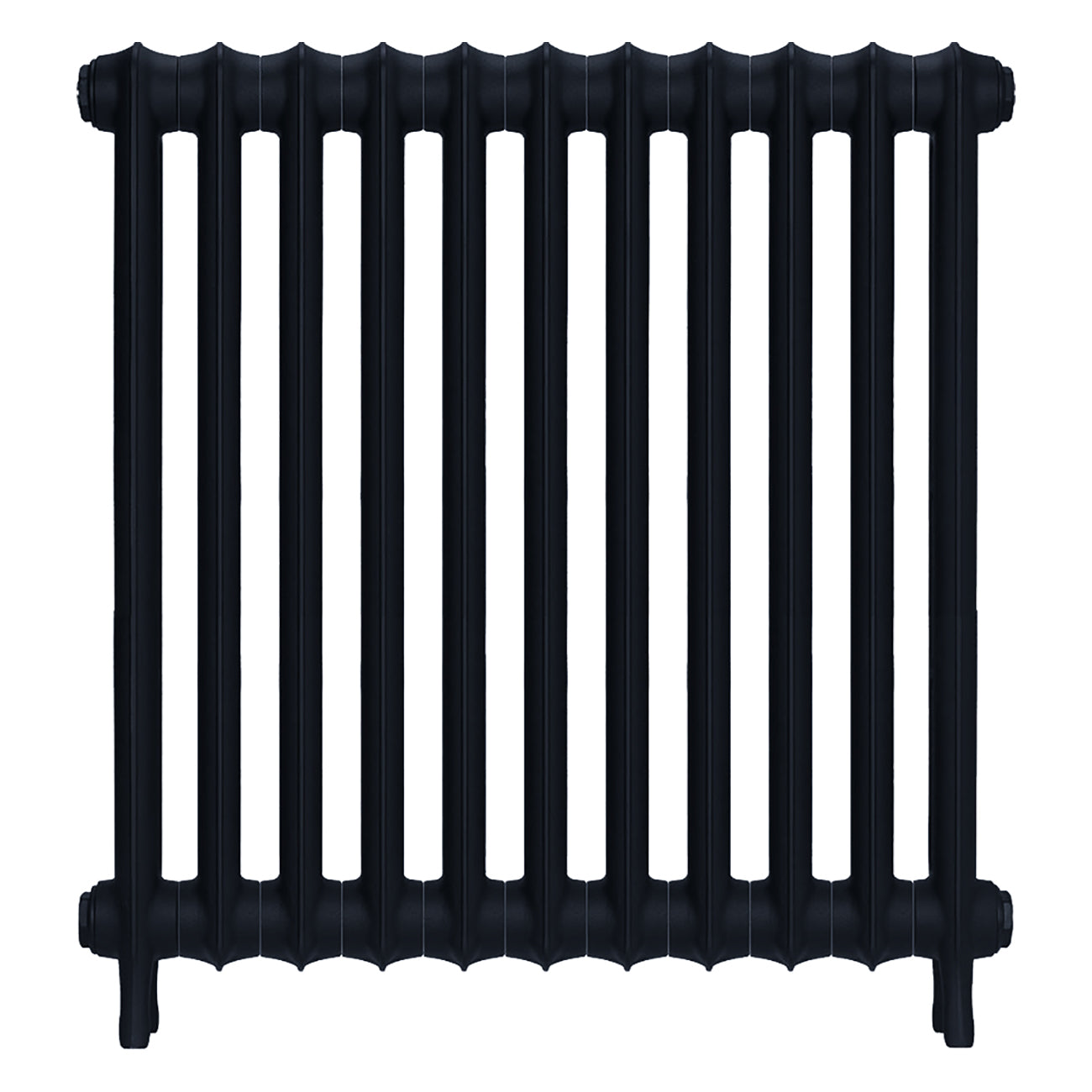 Emmeline II - Pencil Grey Cast Iron Column Radiator H813mm x W762mm 2 Column - Wall Hung