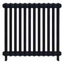 Emmeline II - Pencil Grey Cast Iron Column Radiator H813mm x W828mm 2 Column - Wall Hung