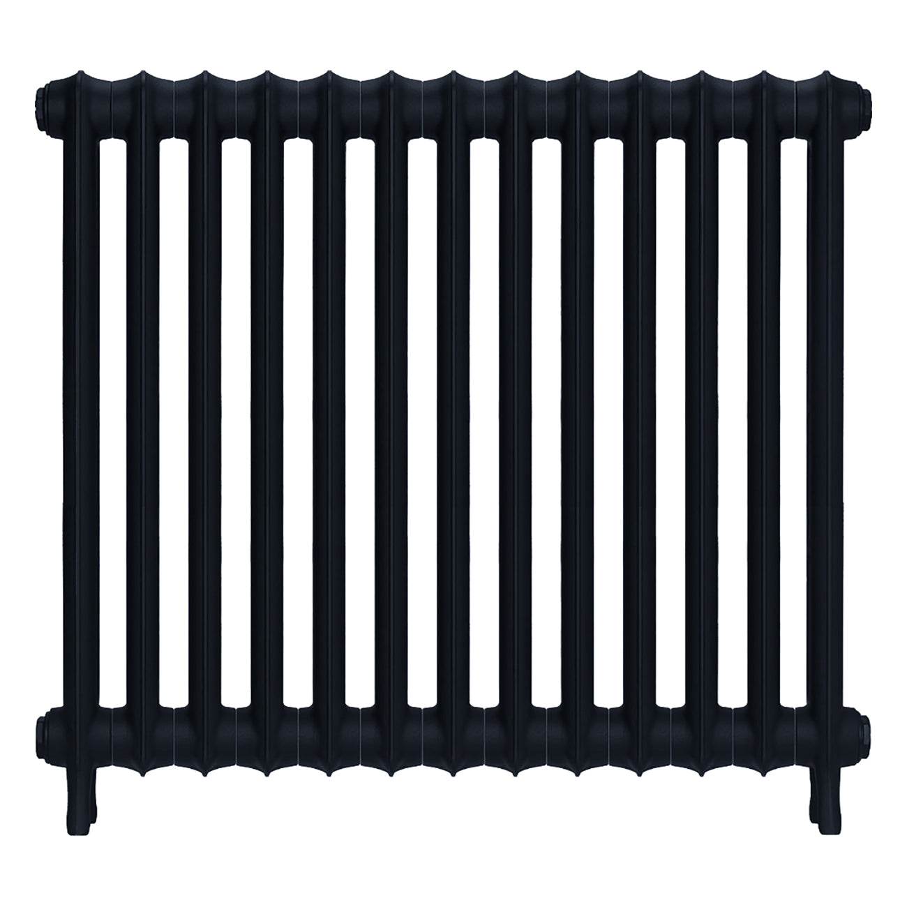 Emmeline II - Pencil Grey Cast Iron Column Radiator H813mm x W895mm 2 Column - Wall Hung