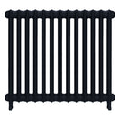 Emmeline II - Pencil Grey Cast Iron Column Radiator H813mm x W895mm 2 Column - Wall Hung