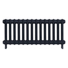 Emmeline II - Pencil Grey Cast Iron Column Radiator H413mm x W961mm 2 Column - Wall Hung
