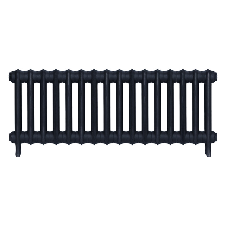 Emmeline II - Pencil Grey Cast Iron Column Radiator H413mm x W1094mm 2 Column - Wall Hung