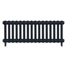 Emmeline II - Pencil Grey Cast Iron Column Radiator H413mm x W1094mm 2 Column - Wall Hung