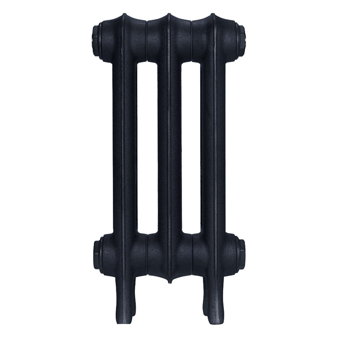 Emmeline II - Pencil Grey Cast Iron Column Radiator H413mm x W230mm 2 Column - Wall Hung
