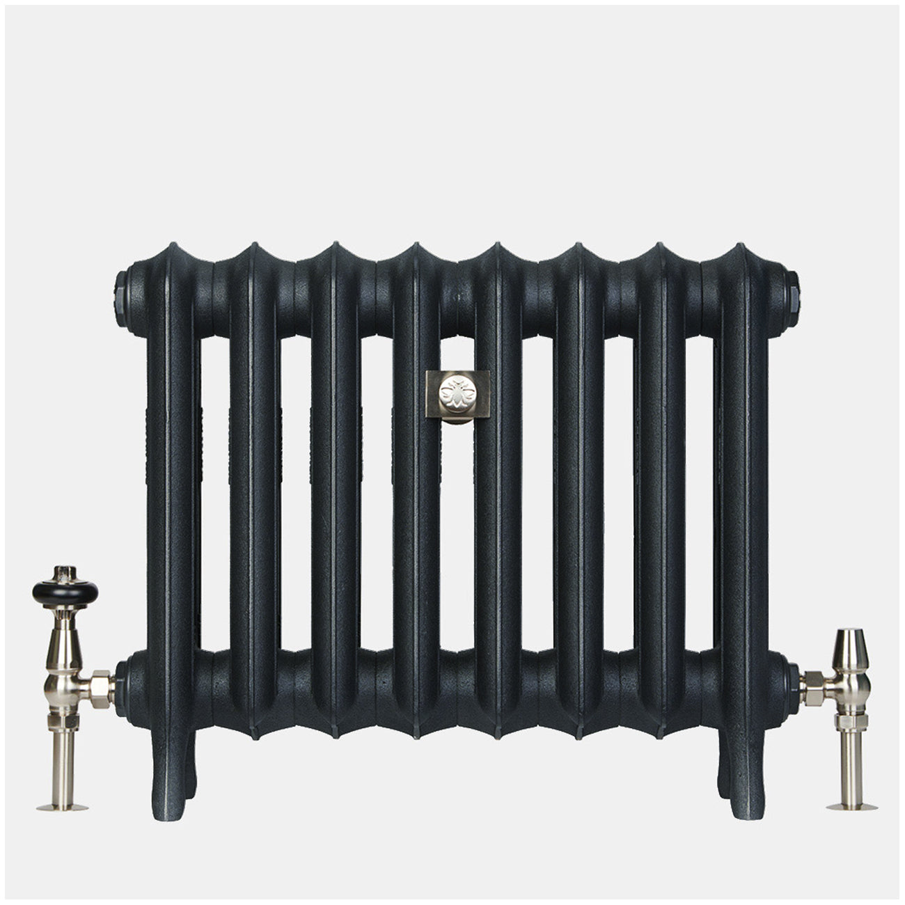Emmeline II - Pencil Grey Cast Iron Column Radiator H470mm x W895mm 2 Column - Floor Standing