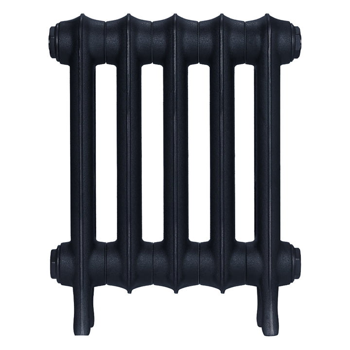 Emmeline II - Pencil Grey Cast Iron Column Radiator H413mm x W363mm 2 Column - Wall Hung