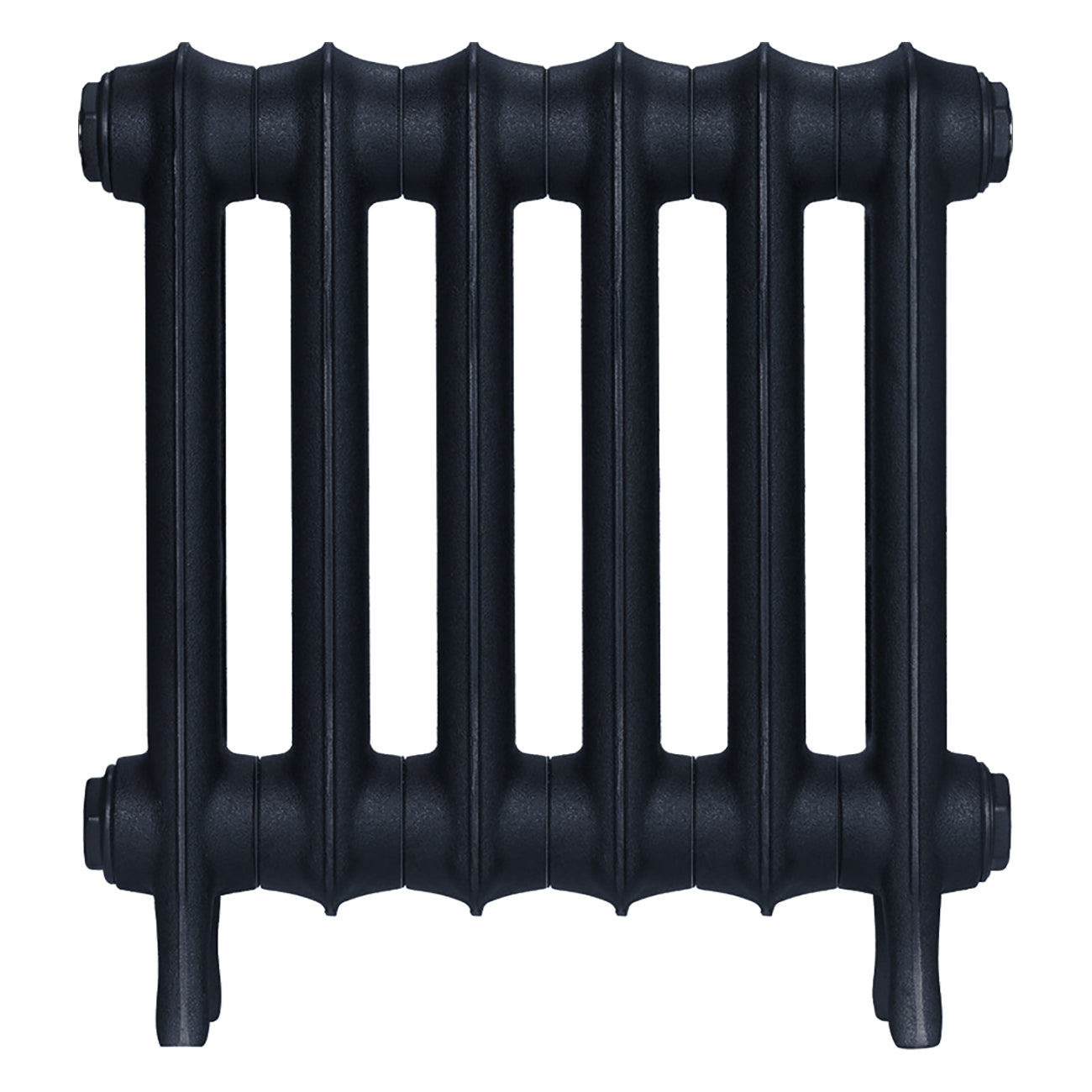 Emmeline II - Pencil Grey Cast Iron Column Radiator H413mm x W429mm 2 Column - Wall Hung