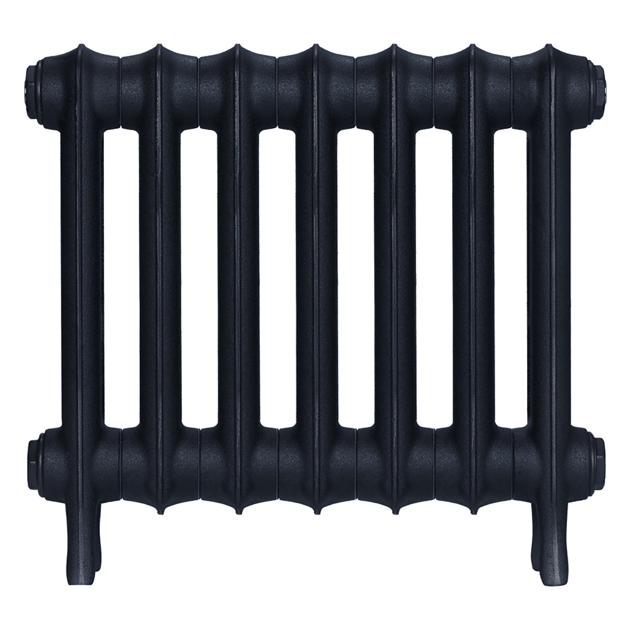 Emmeline II - Pencil Grey Cast Iron Column Radiator H413mm x W496mm 2 Column - Wall Hung