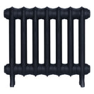 Emmeline II - Pencil Grey Cast Iron Column Radiator H413mm x W496mm 2 Column - Wall Hung