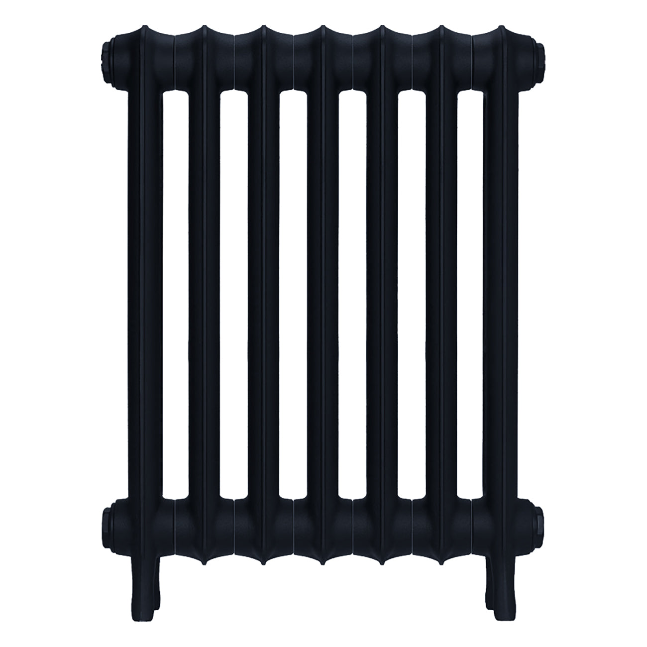Emmeline II - Pencil Grey Cast Iron Column Radiator H613mm x W496mm 2 Column - Wall Hung