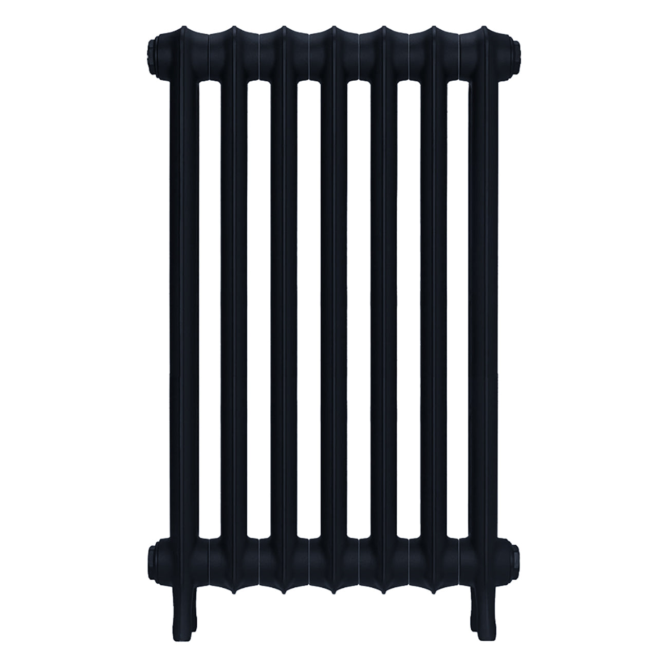 Emmeline II - Pencil Grey Cast Iron Column Radiator H813mm x W496mm 2 Column - Wall Hung
