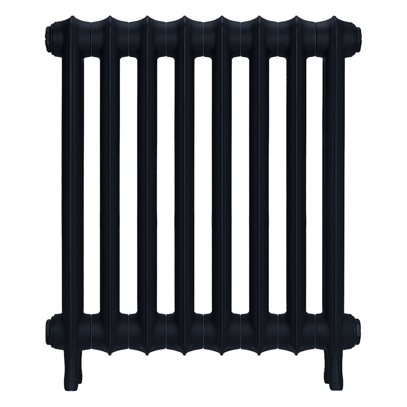 Emmeline II - Pencil Grey Cast Iron Column Radiator H613mm x W562mm 2 Column - Wall Hung