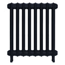 Emmeline II - Pencil Grey Cast Iron Column Radiator H613mm x W562mm 2 Column - Wall Hung