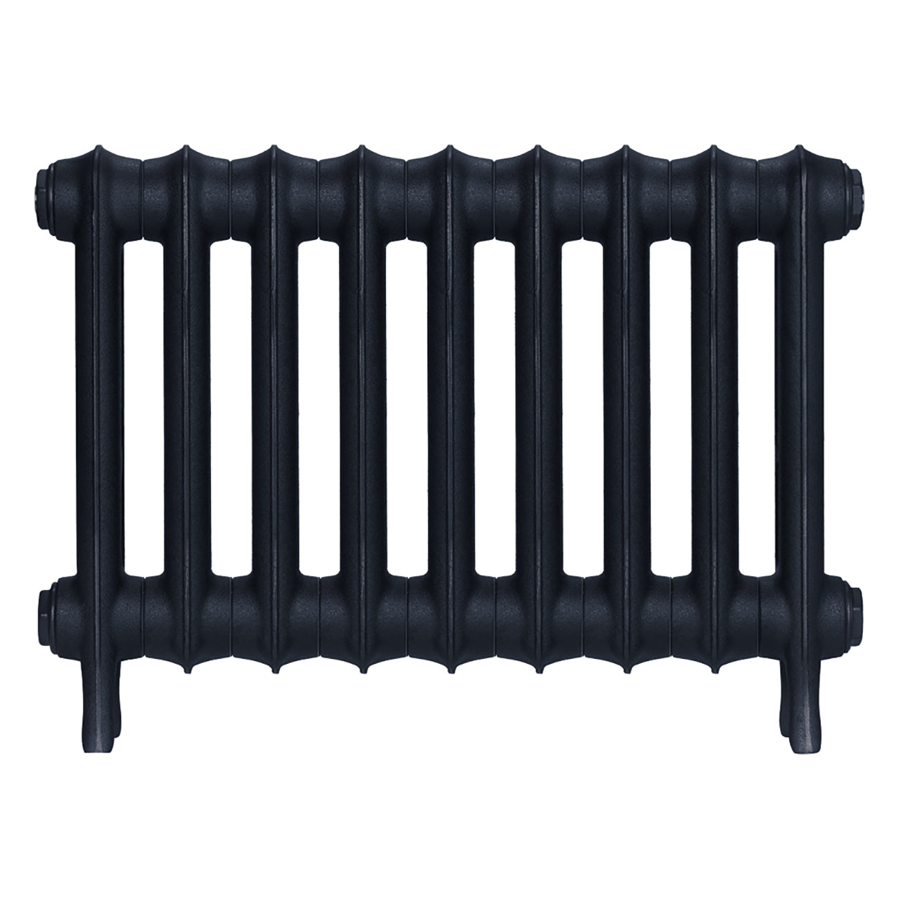 Emmeline II - Pencil Grey Cast Iron Column Radiator H413mm x W629mm 2 Column - Wall Hung