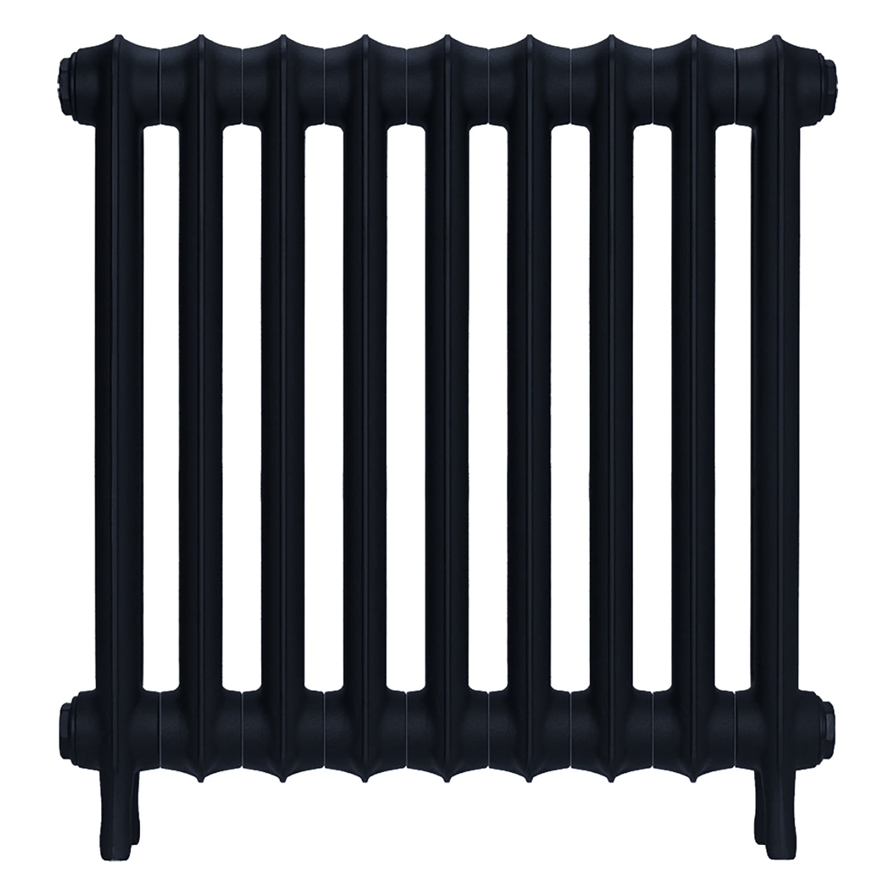 Emmeline II - Pencil Grey Cast Iron Column Radiator H613mm x W629mm 2 Column - Wall Hung