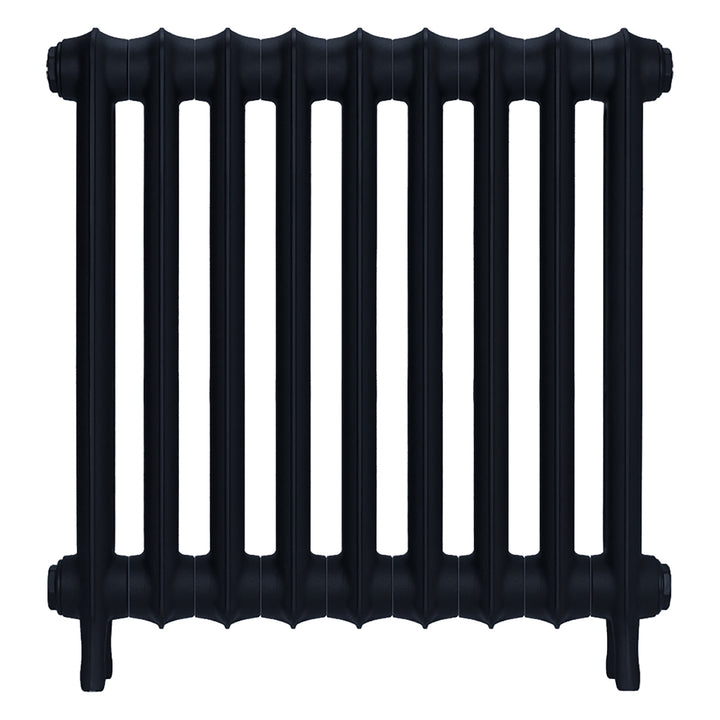 Emmeline II - Pencil Grey Cast Iron Column Radiator H613mm x W629mm 2 Column - Wall Hung
