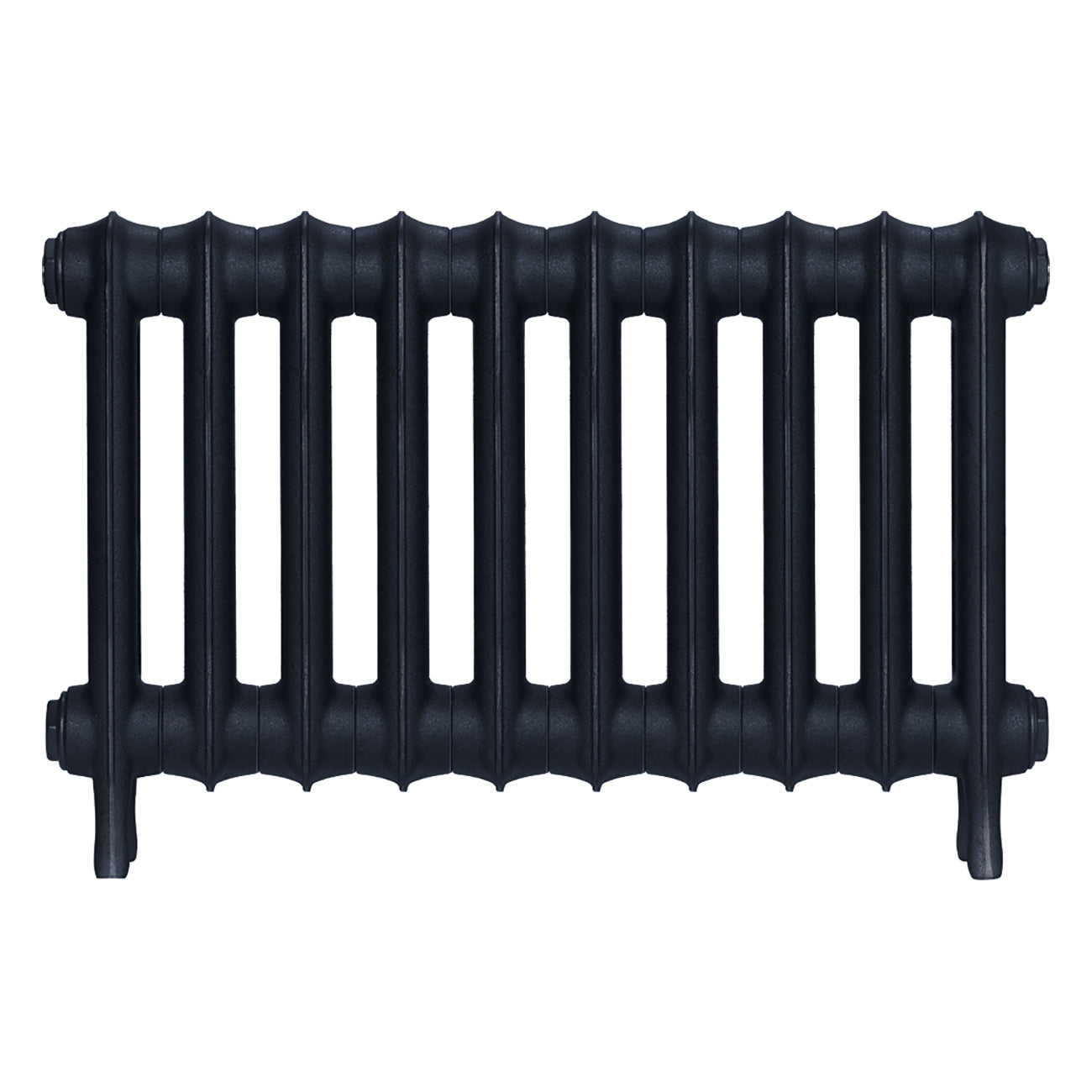 Emmeline III - Pencil Grey Cast Iron Column Radiator H416mm x W695mm 3 Column - Wall Hung