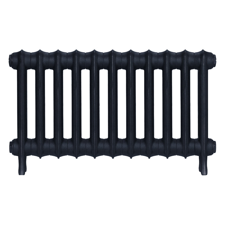 Emmeline III - Pencil Grey Cast Iron Column Radiator H416mm x W762mm 3 Column - Wall Hung