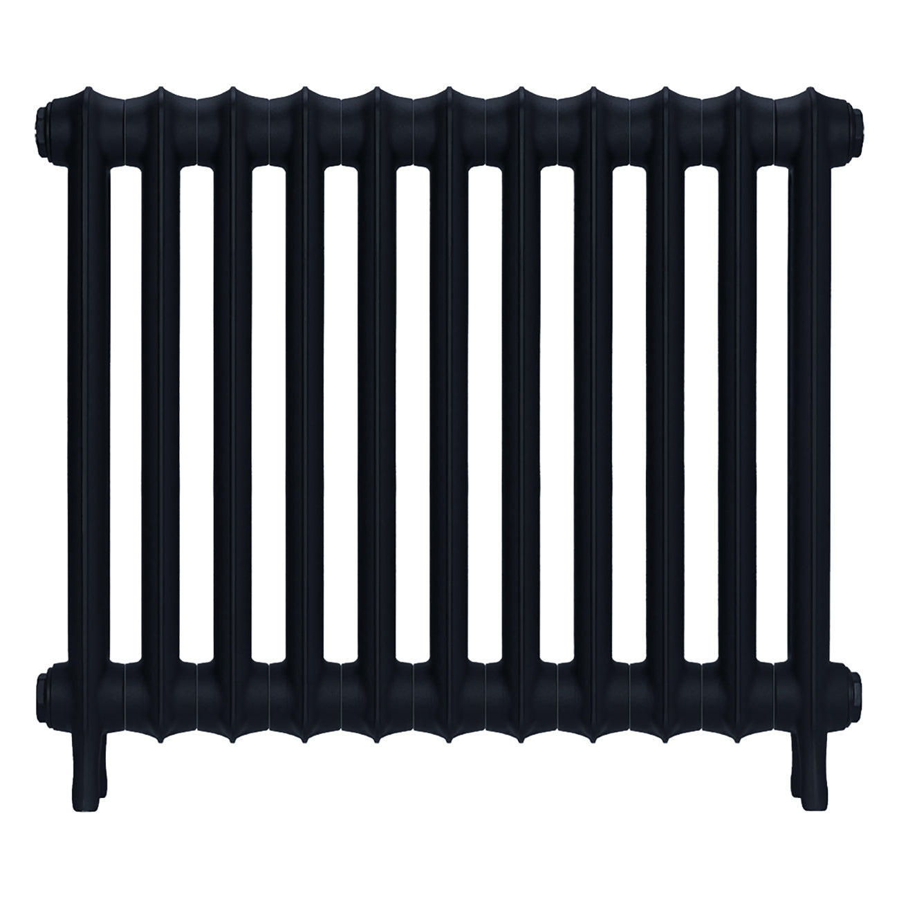 Emmeline III - Pencil Grey Cast Iron Column Radiator H616mm x W762mm 3 Column - Wall Hung