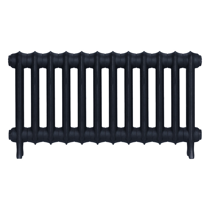 Emmeline III - Pencil Grey Cast Iron Column Radiator H416mm x W828mm 3 Column - Wall Hung