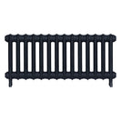 Emmeline III - Pencil Grey Cast Iron Column Radiator H416mm x W961mm 3 Column - Wall Hung