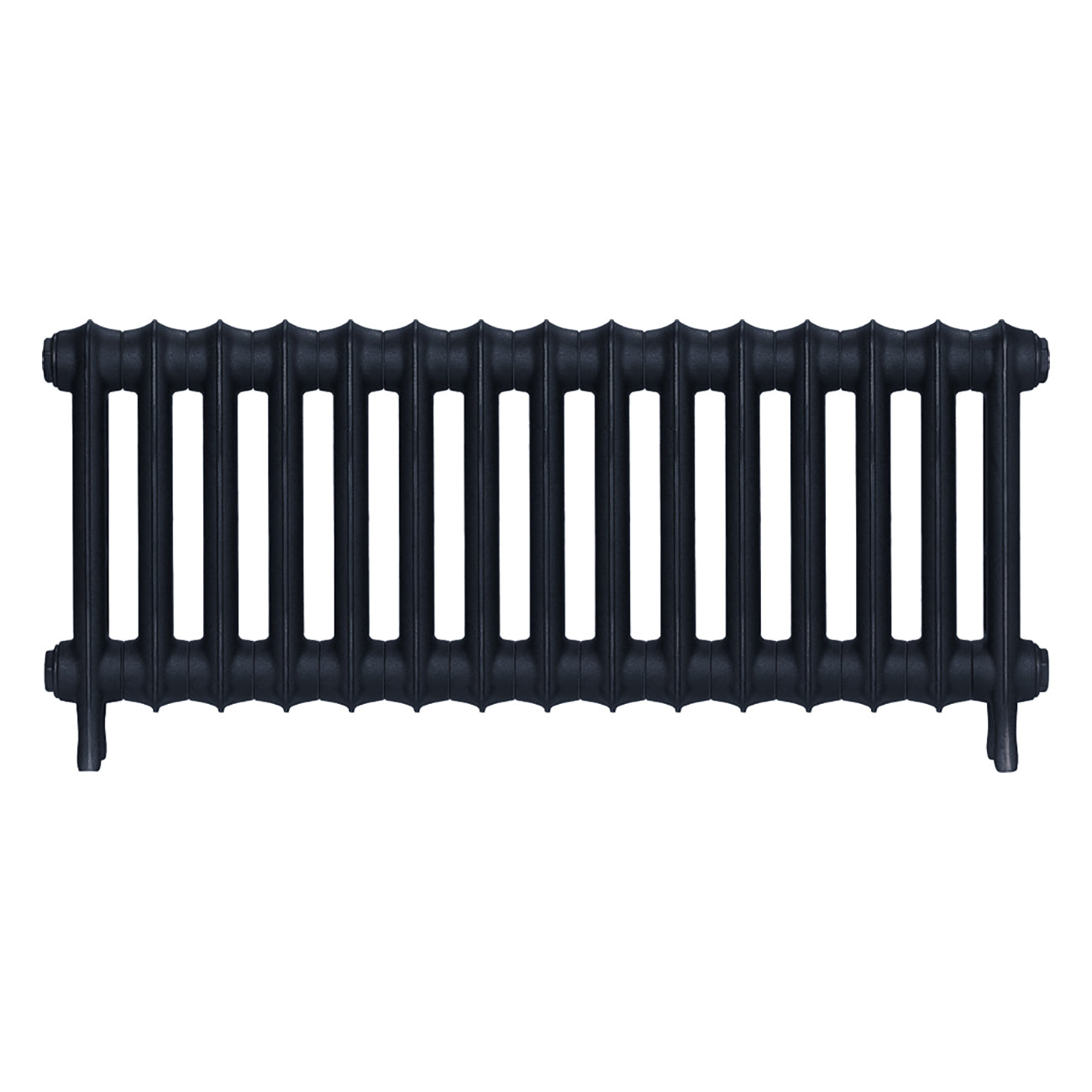 Emmeline III - Pencil Grey Cast Iron Column Radiator H416mm x W1028mm 3 Column - Wall Hung