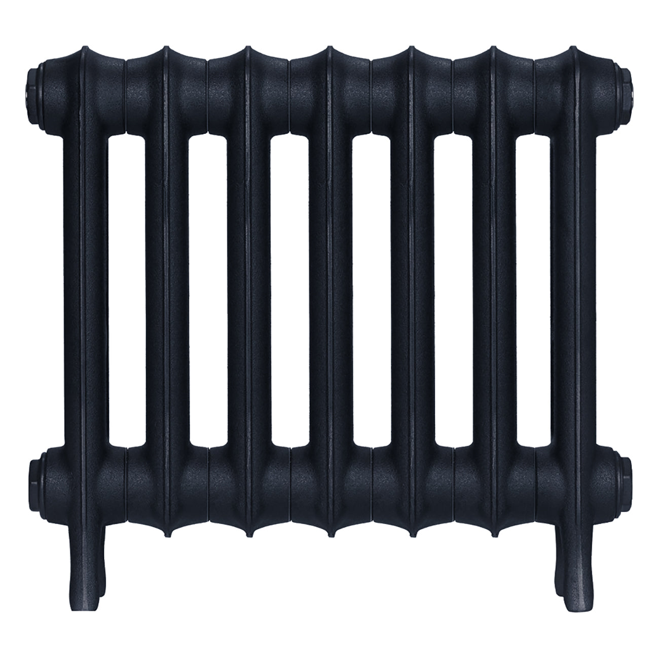 Emmeline III - Pencil Grey Cast Iron Column Radiator H416mm x W496mm 3 Column - Wall Hung