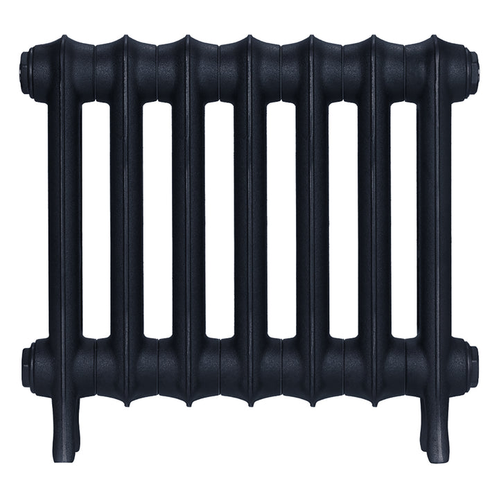 Emmeline III - Pencil Grey Cast Iron Column Radiator H416mm x W496mm 3 Column - Wall Hung